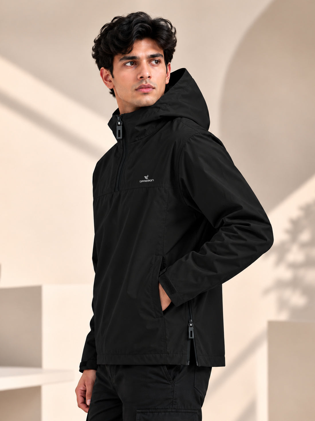 Dpassion Men’s Premium Hooded Windcheater Jacket – Wholesale Manufacturer & Exporter