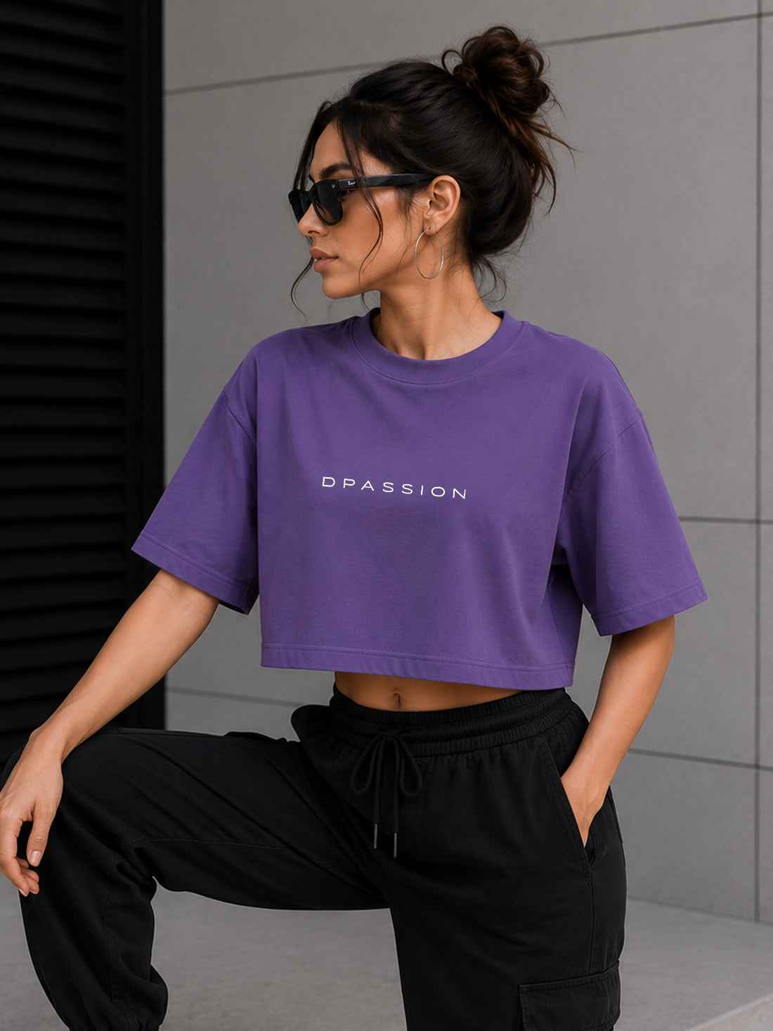 Women's Oversized Crop T-Shirt | Premium Cotton Manufacturer India