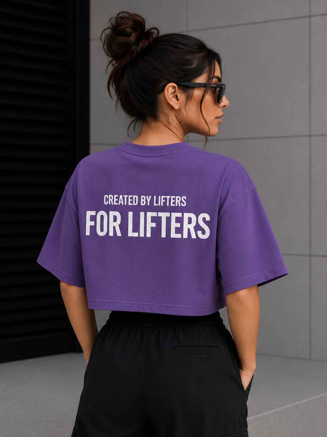 Women's Oversized Crop T-Shirt | Premium Cotton Manufacturer India