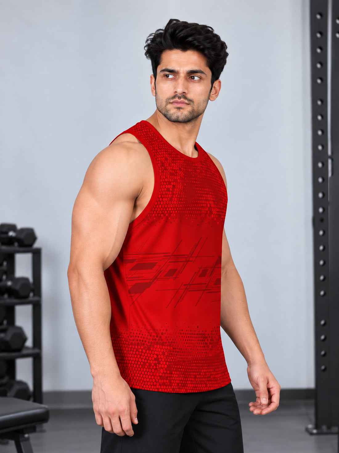 Men’s 4-Way Stretch Sports Singlet | Super Soft Gym & Training Wear Manufacturer & Wholesale Supplier