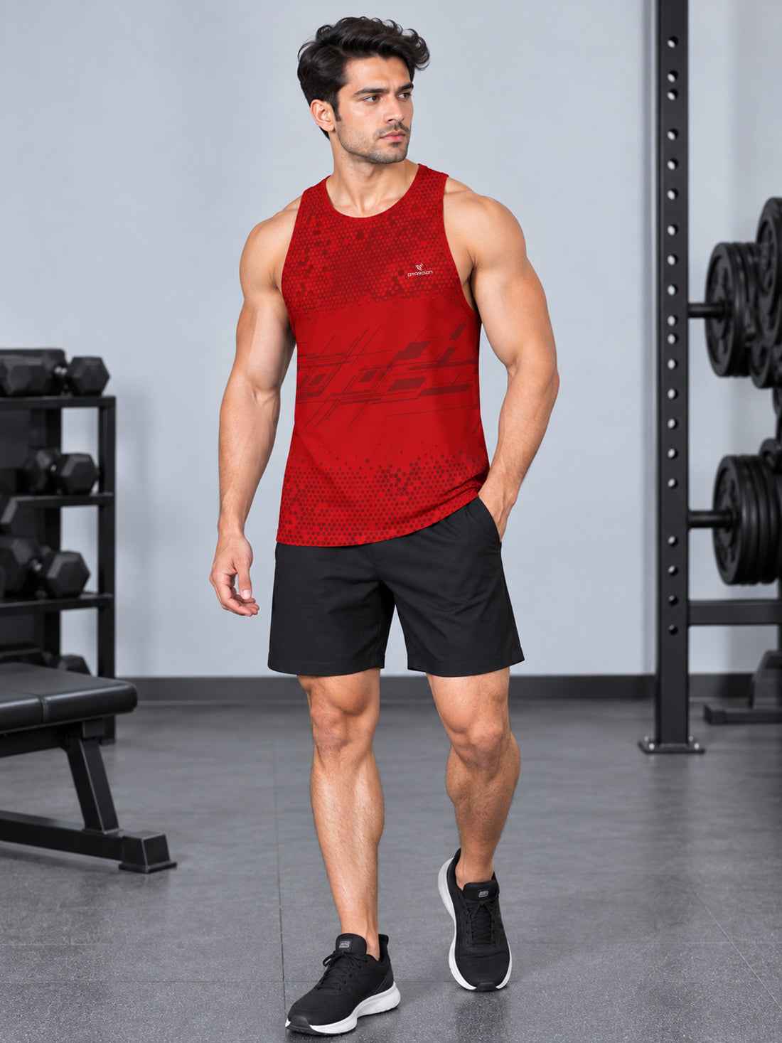 Men’s 4-Way Stretch Sports Singlet | Super Soft Gym & Training Wear Manufacturer & Wholesale Supplier