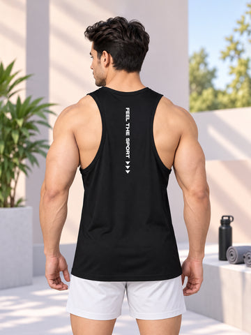 Men’s 4-Way Stretch Sports Singlet | Super Soft Gym & Training Wear Manufacturer & Wholesale Supplier