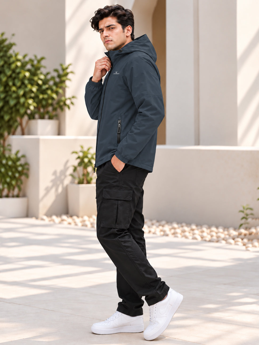Dpassion Men’s Premium Hooded Windcheater Jacket – Wholesale Manufacturer & Exporter