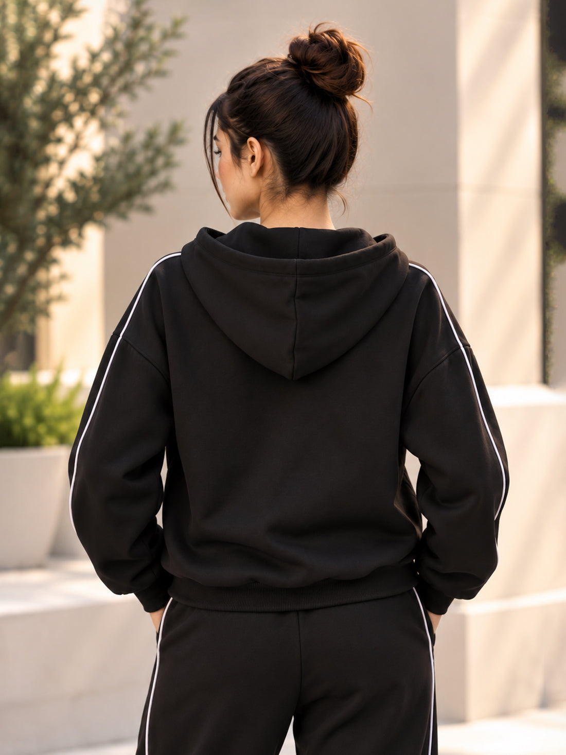 Dpassion Women’s Premium 320 GSM Cotton Fleece Full-Zip Hooded Sweatshirt – Manufacturer, Wholesaler & Exporter