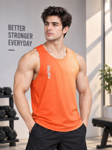 Men’s 4-Way Stretch Sports Singlet | Super Soft Gym & Training Wear Manufacturer & Wholesale Supplier