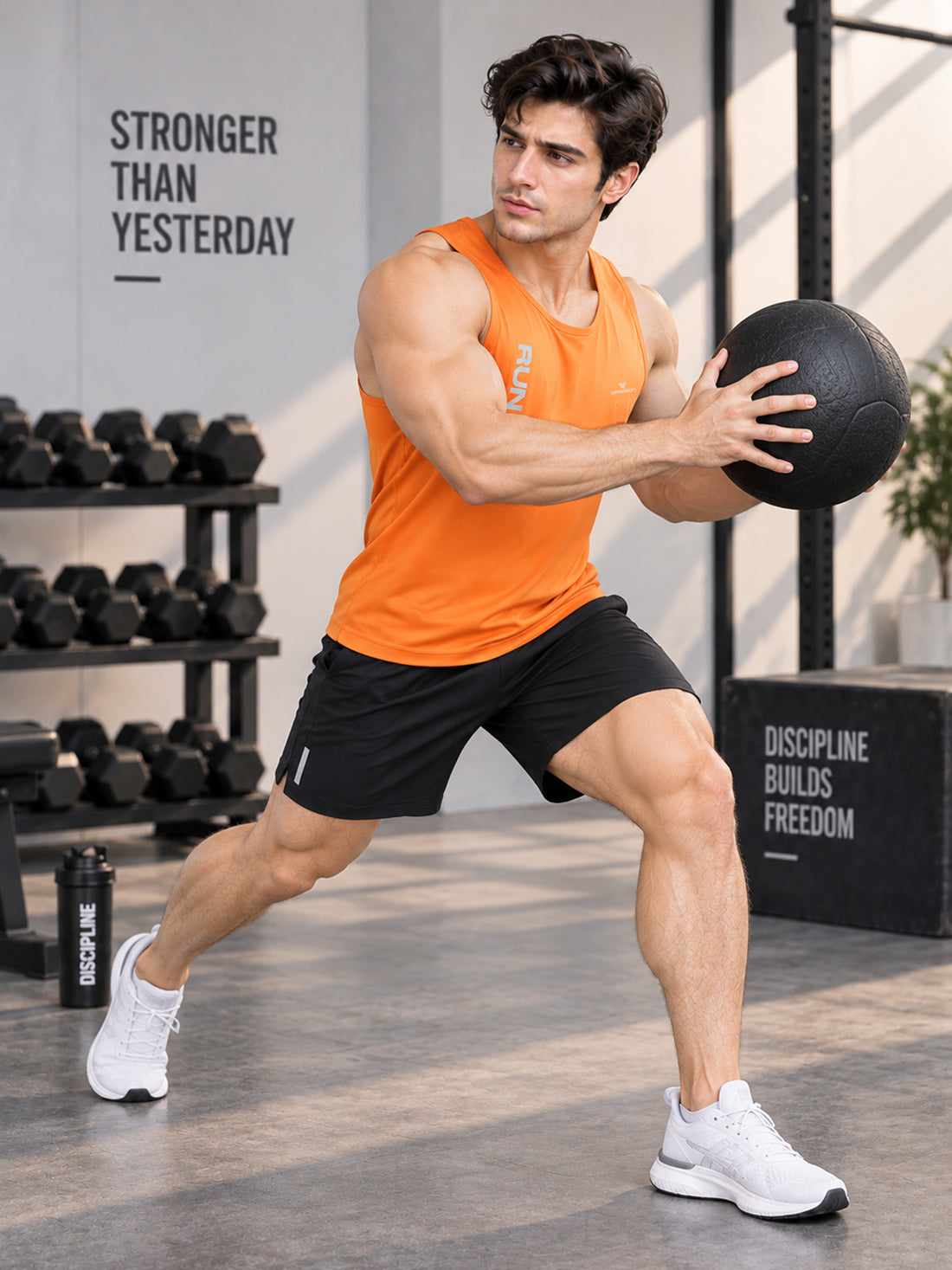 Men’s 4-Way Stretch Sports Singlet | Super Soft Gym & Training Wear Manufacturer & Wholesale Supplier