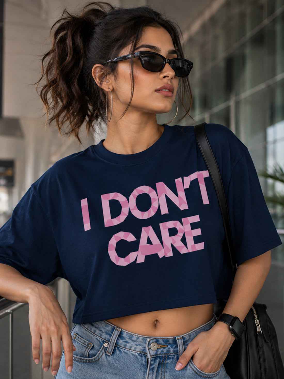 Women's Oversized Crop T-Shirt | Premium Cotton Manufacturer India