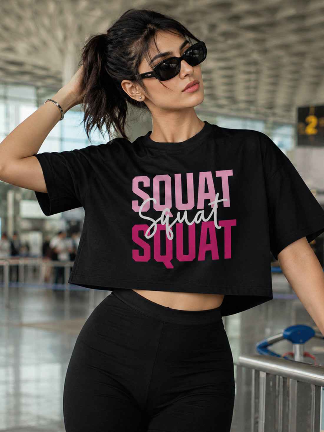 Women's Oversized Crop T-Shirt | Premium Cotton Manufacturer India