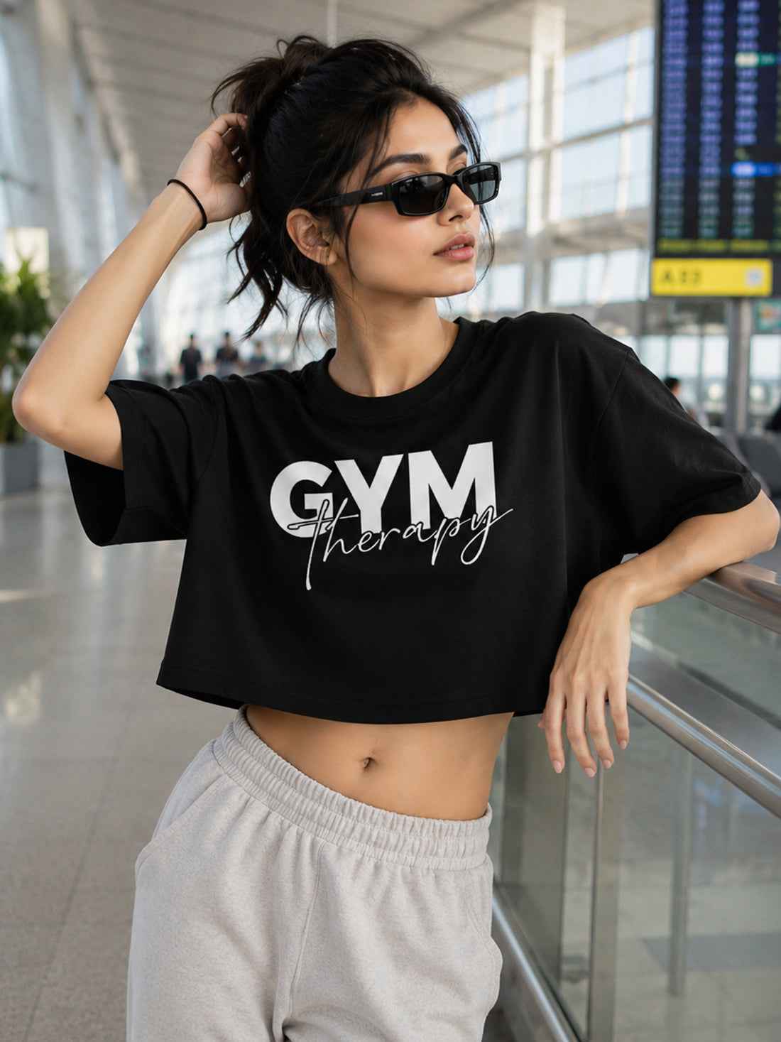 Women's Oversized Crop T-Shirt | Premium Cotton Manufacturer India