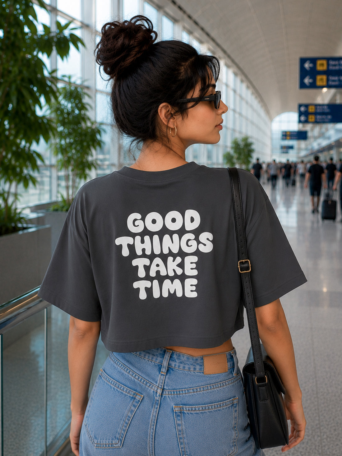 Women's Oversized Crop T-Shirt | Premium Cotton Manufacturer India