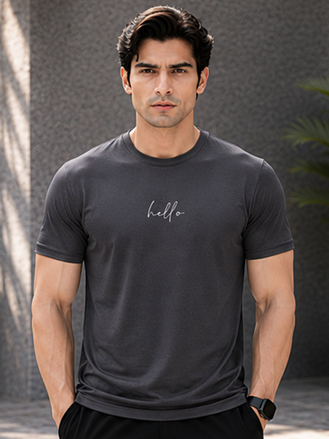 Dpassion Hello Minimalist Men's Performance T-Shirt