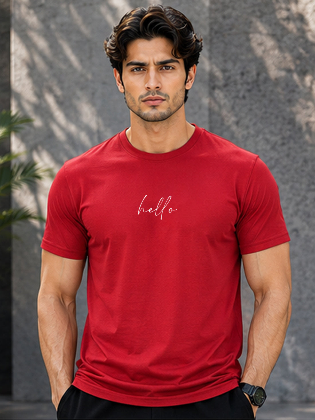 Dpassion Hello Minimalist Men's Performance T-Shirt