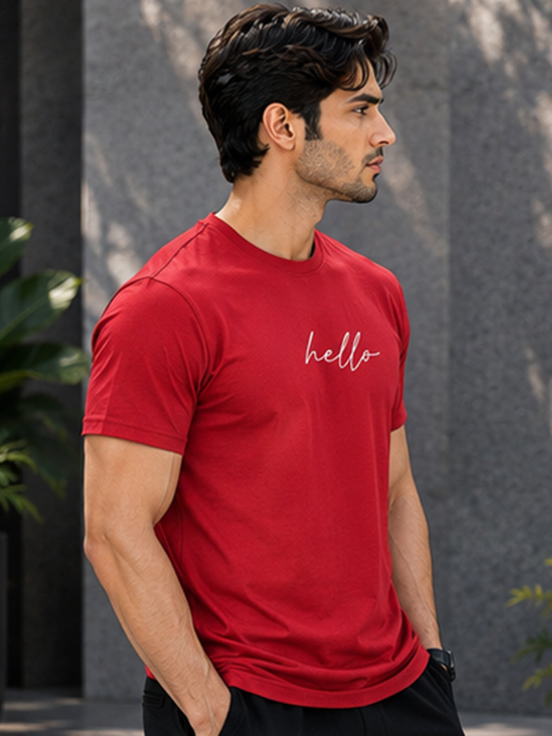 Dpassion Hello Minimalist Men's Performance T-Shirt