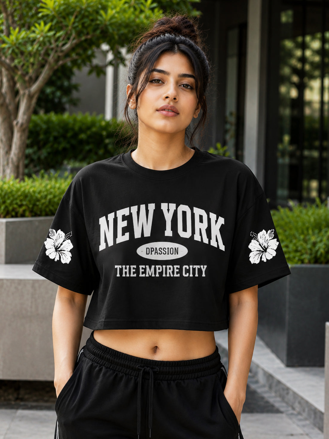 Women's Oversized Crop T-Shirt | Premium Cotton Manufacturer India