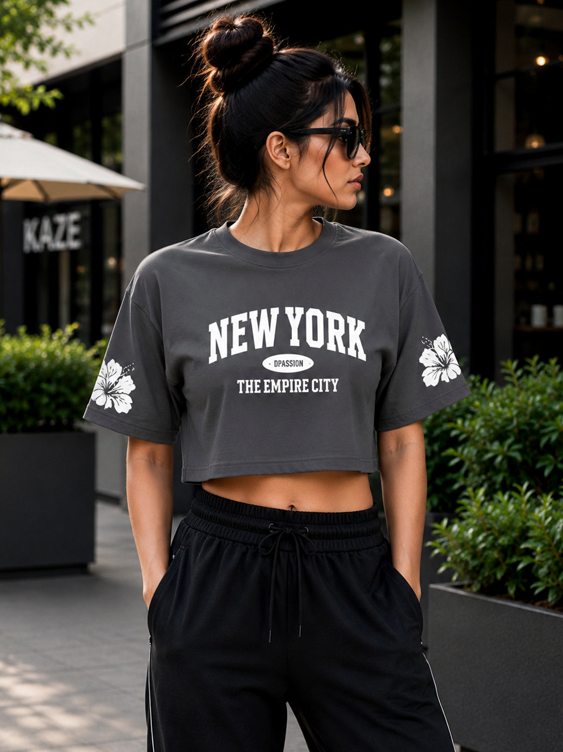 Women's Oversized Crop T-Shirt | Premium Cotton Manufacturer India