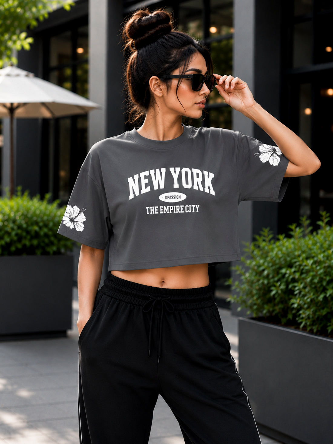 Women's Oversized Crop T-Shirt | Premium Cotton Manufacturer India
