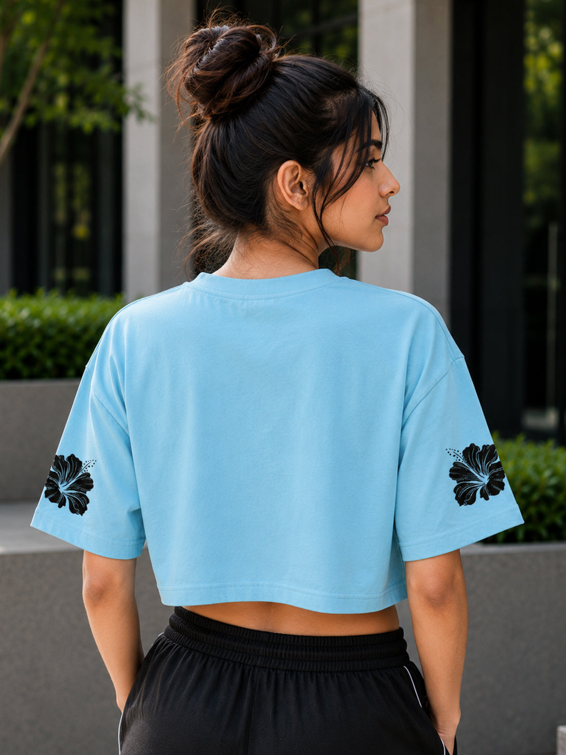 Women's Oversized Crop T-Shirt | Premium Cotton Manufacturer India