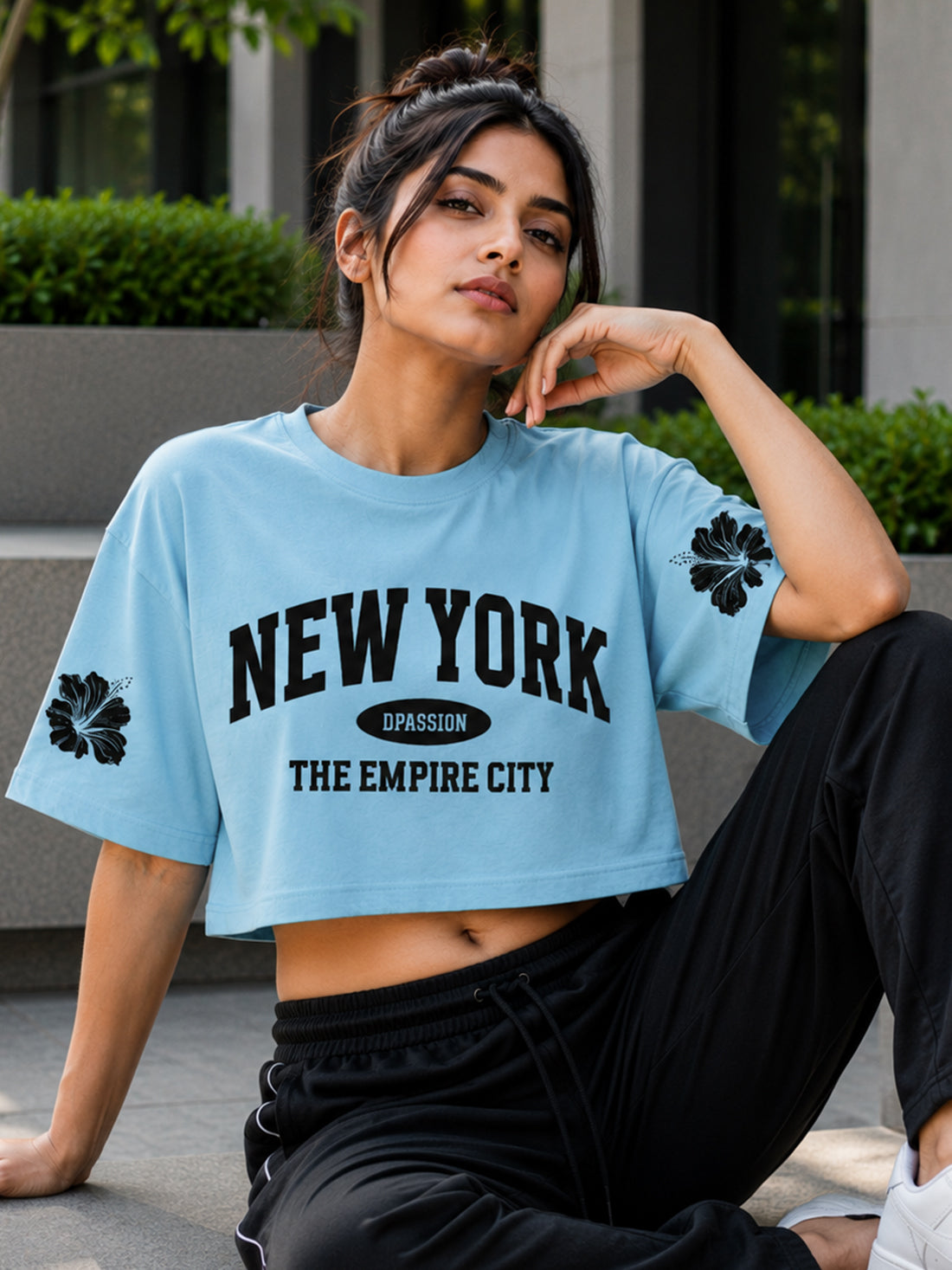 Women's Oversized Crop T-Shirt | Premium Cotton Manufacturer India