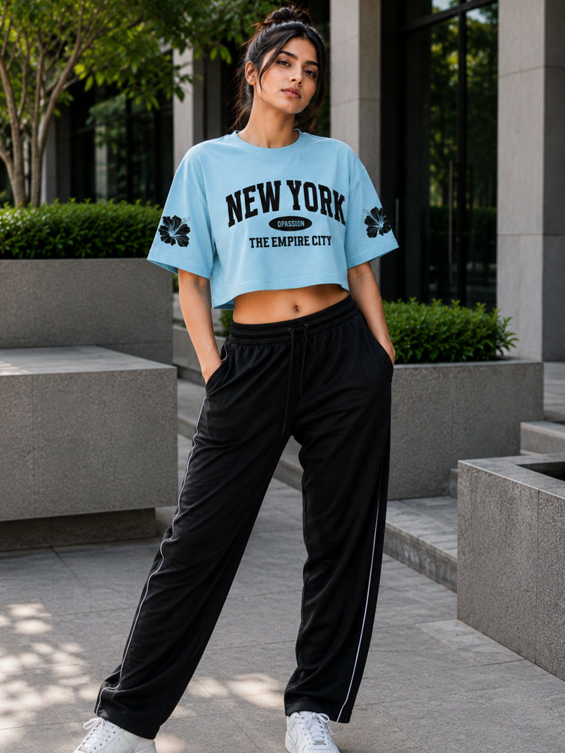Women's Oversized Crop T-Shirt | Premium Cotton Manufacturer India