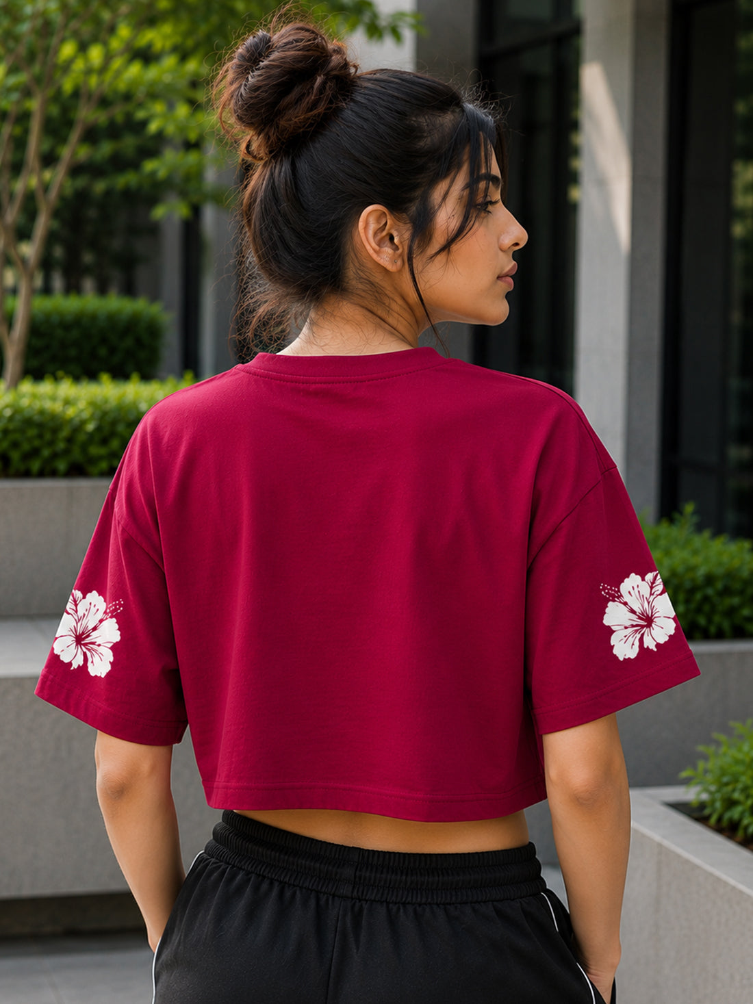 Women's Oversized Crop T-Shirt | Premium Cotton Manufacturer India