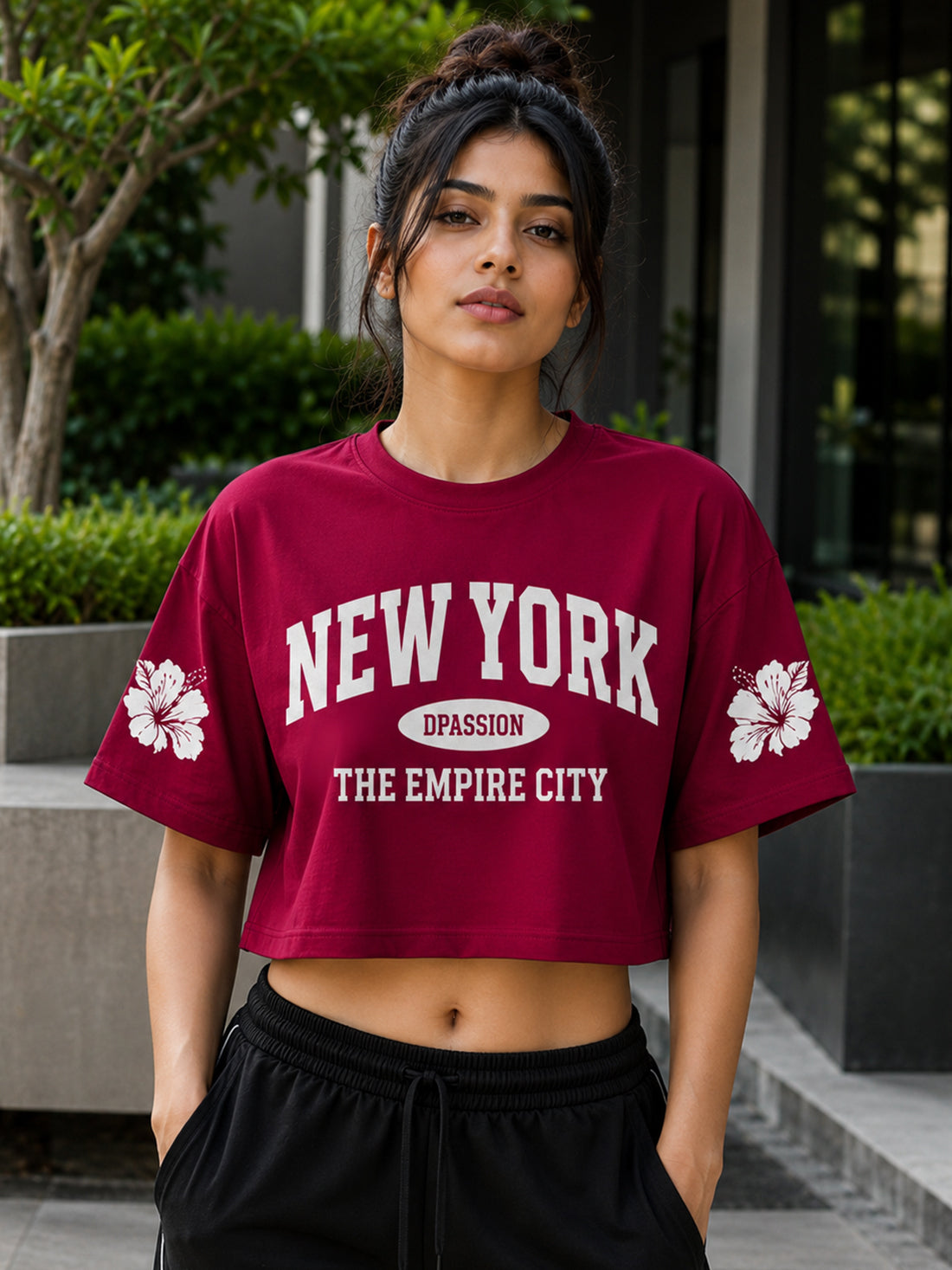 Women's Oversized Crop T-Shirt | Premium Cotton Manufacturer India