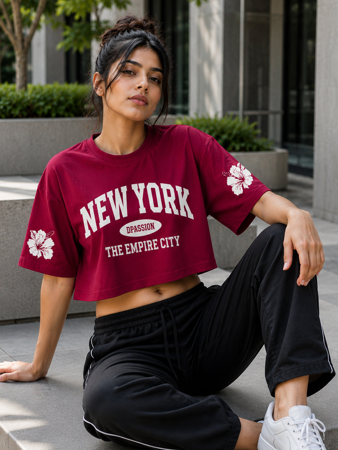 Women's Oversized Crop T-Shirt | Premium Cotton Manufacturer India