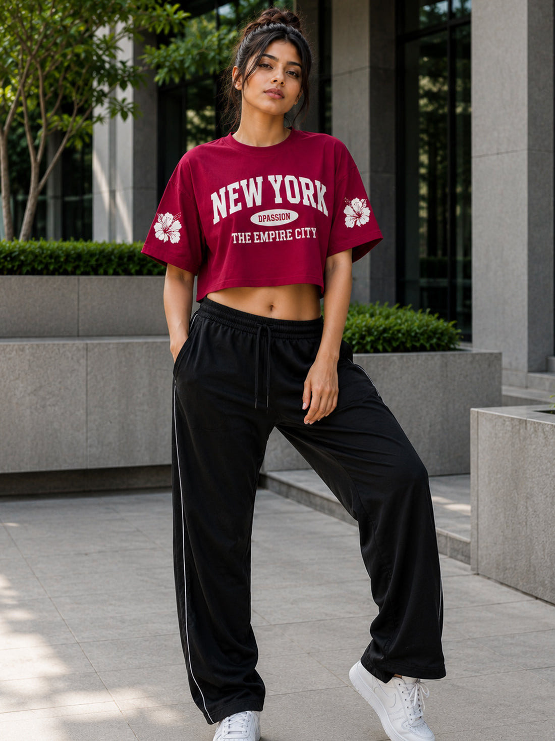 Women's Oversized Crop T-Shirt | Premium Cotton Manufacturer India