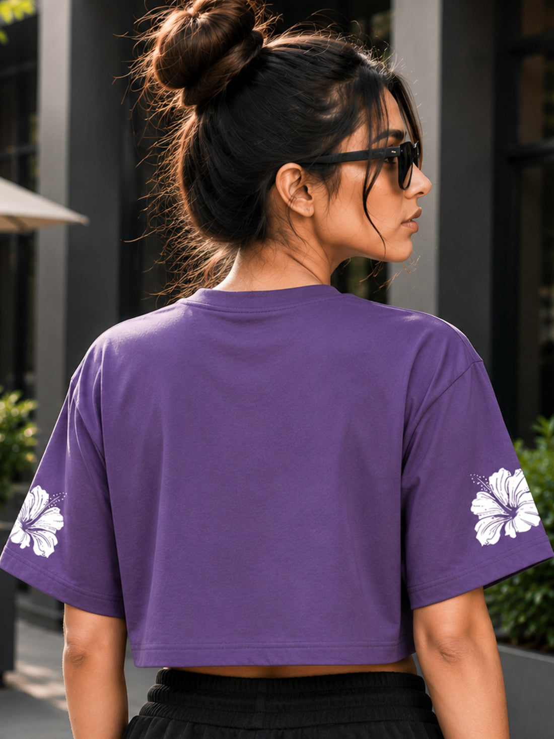 Women's Oversized Crop T-Shirt | Premium Cotton Manufacturer India