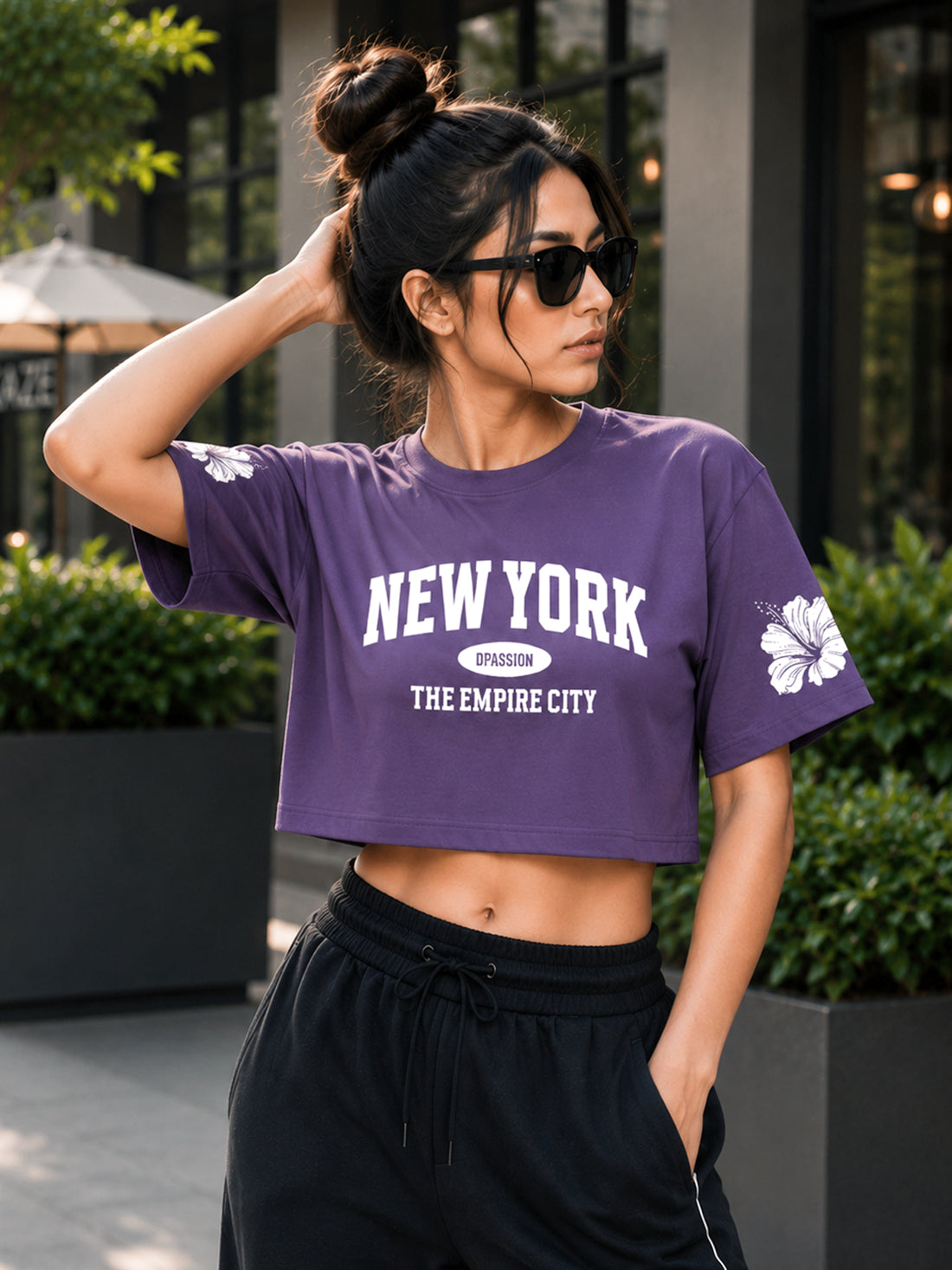 Women's Oversized Crop T-Shirt | Premium Cotton Manufacturer India