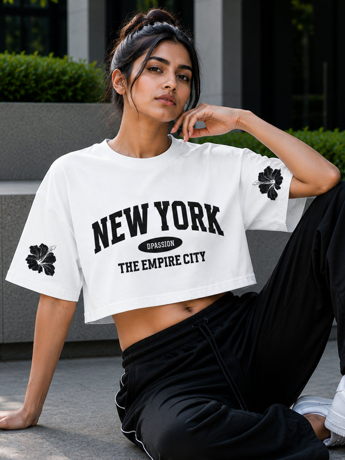 Women's Oversized Crop T-Shirt | Premium Cotton Manufacturer India