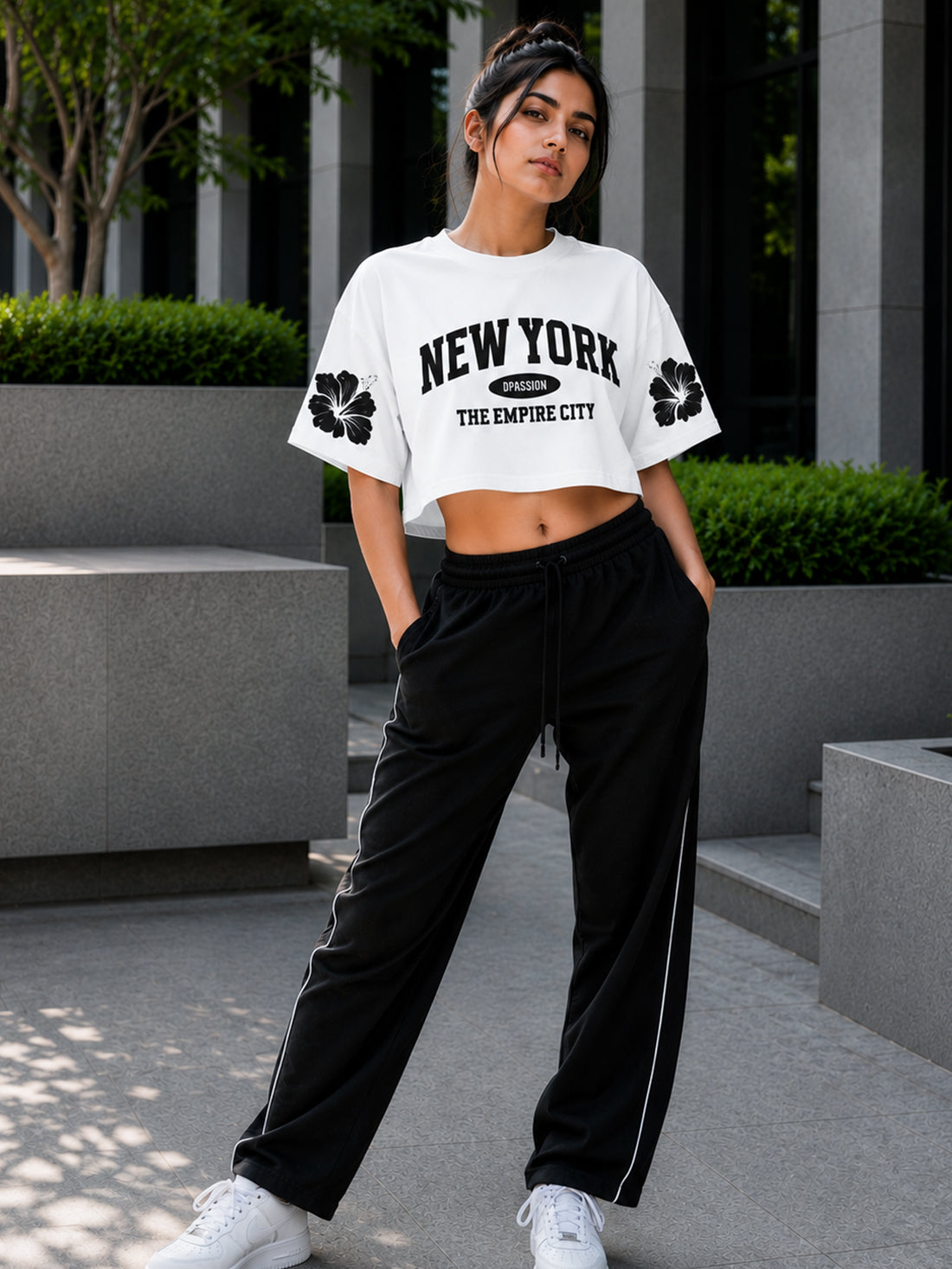 Women's Oversized Crop T-Shirt | Premium Cotton Manufacturer India