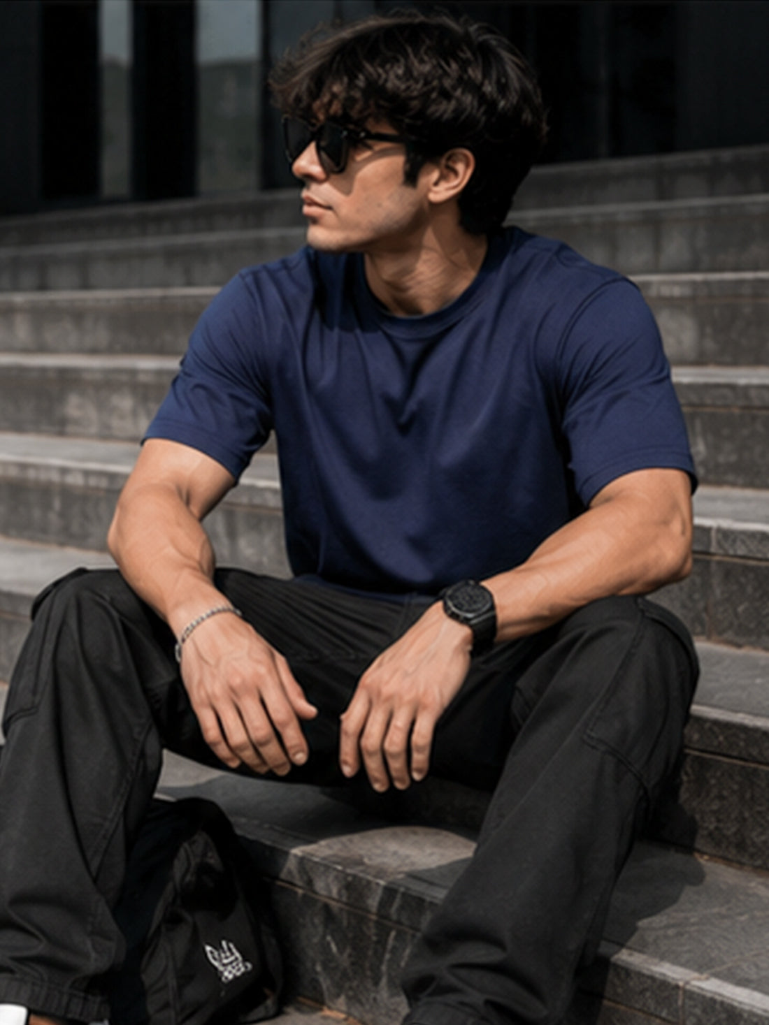 Men's Quick Dry Sports T-Shirt | Printed Gym Workout Running Training Activewear Tee