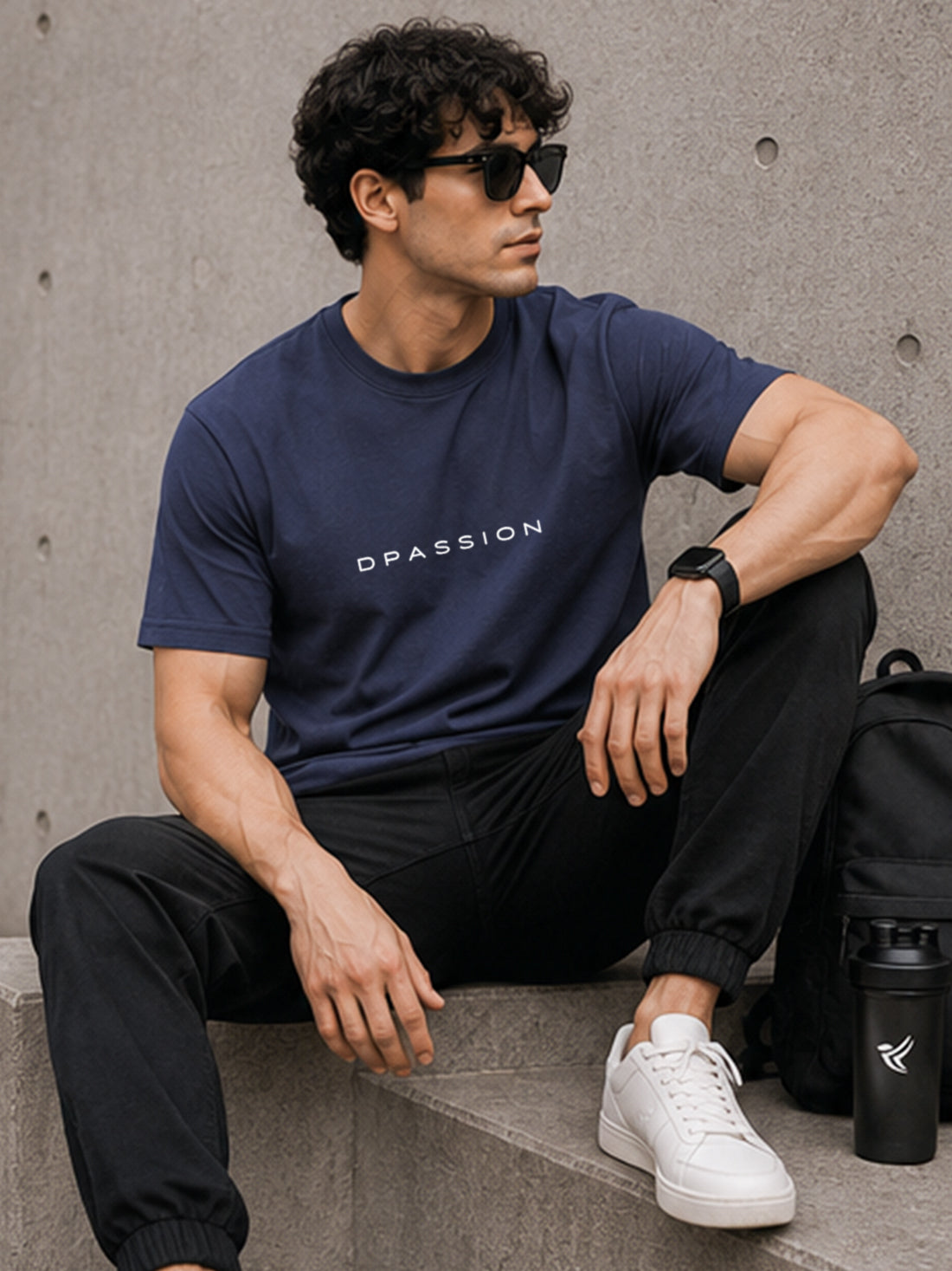 Men's Quick Dry Sports T-Shirt | Printed Gym Workout Running Training Activewear Tee