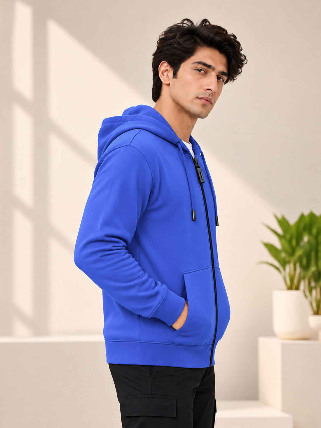 Dpassion Men’s Premium 340 GSM Hooded Sports Jacket – Wholesale Manufacturer & Exporter