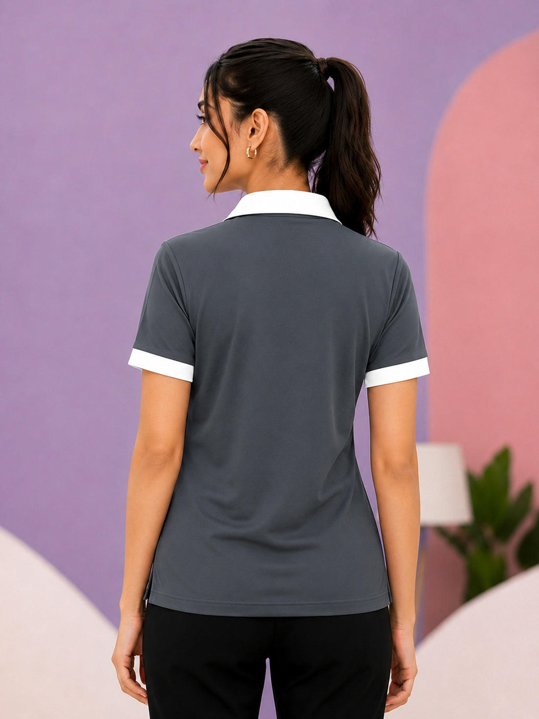 Women’s Premium Polo T-Shirt | Contrast Collar & Cuffs | Wholesale Manufacturer & Supplier