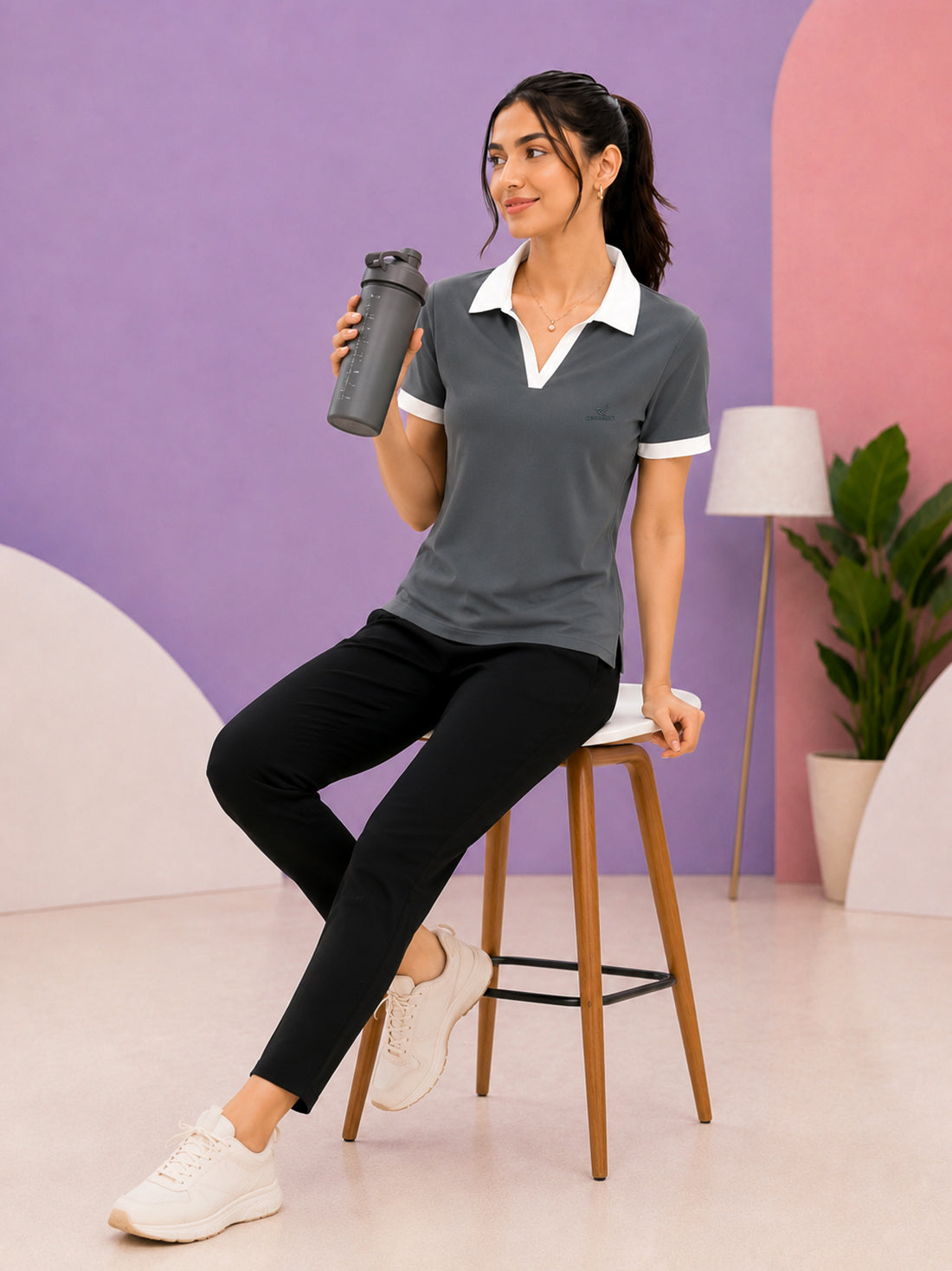 Women’s Premium Polo T-Shirt | Contrast Collar & Cuffs | Wholesale Manufacturer & Supplier