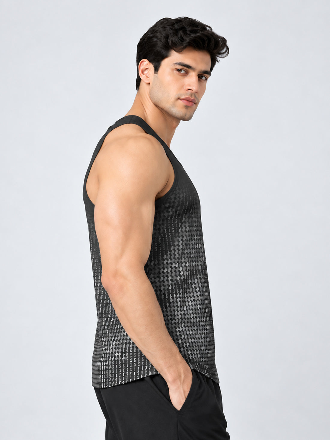 Men’s 4-Way Stretch Sports Singlet | Super Soft Gym & Training Wear Manufacturer & Wholesale Supplier