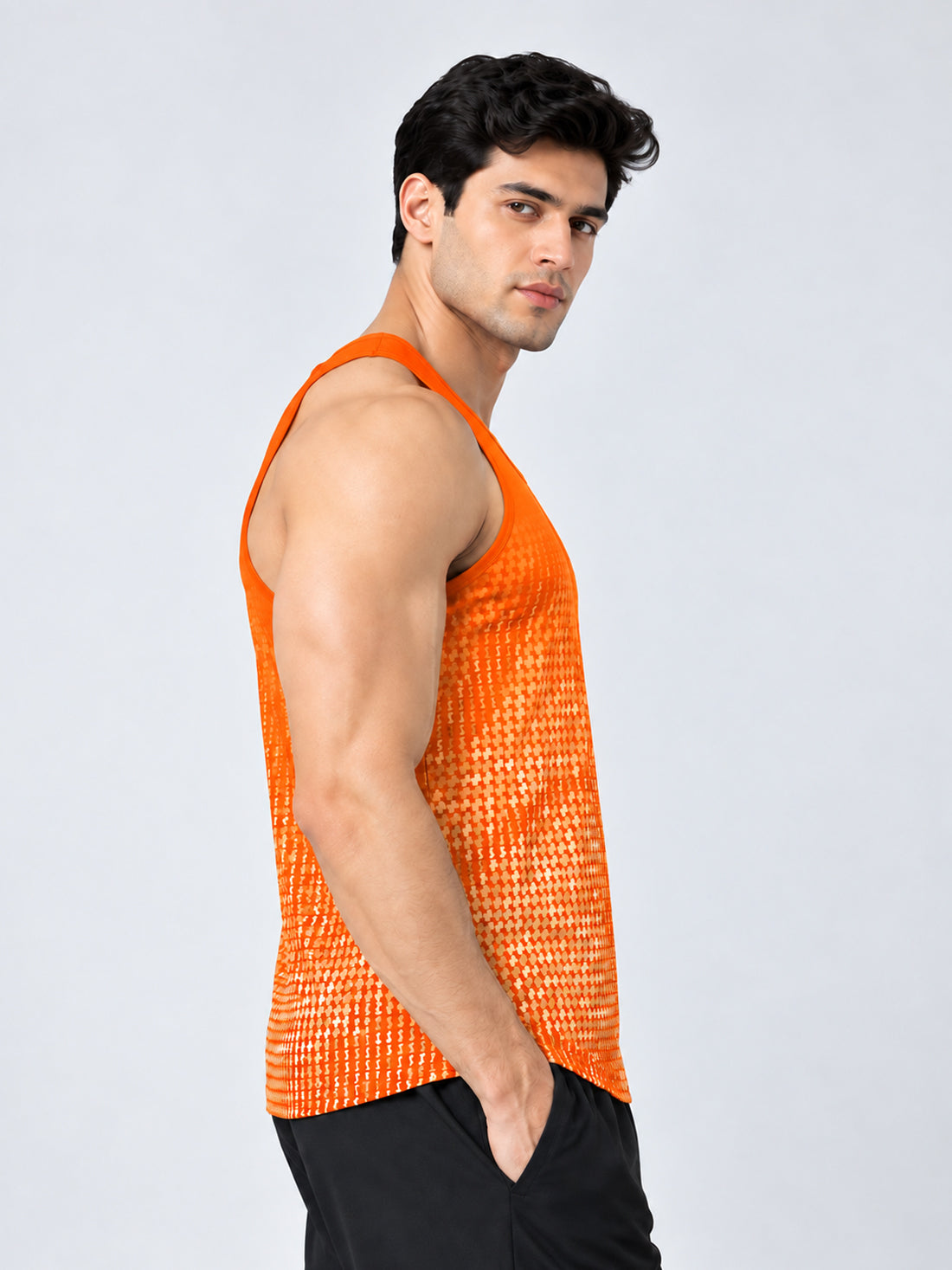Men’s 4-Way Stretch Sports Singlet | Super Soft Gym & Training Wear Manufacturer & Wholesale Supplier