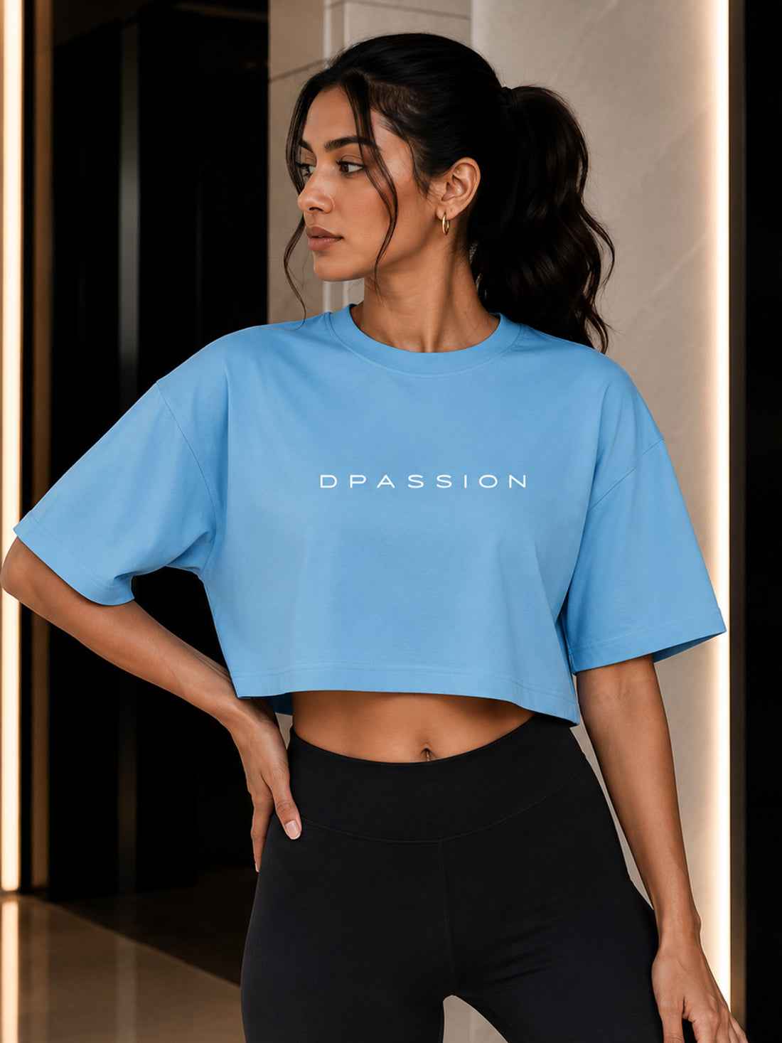 Women's Oversized Crop T-Shirt | Premium Cotton Manufacturer India