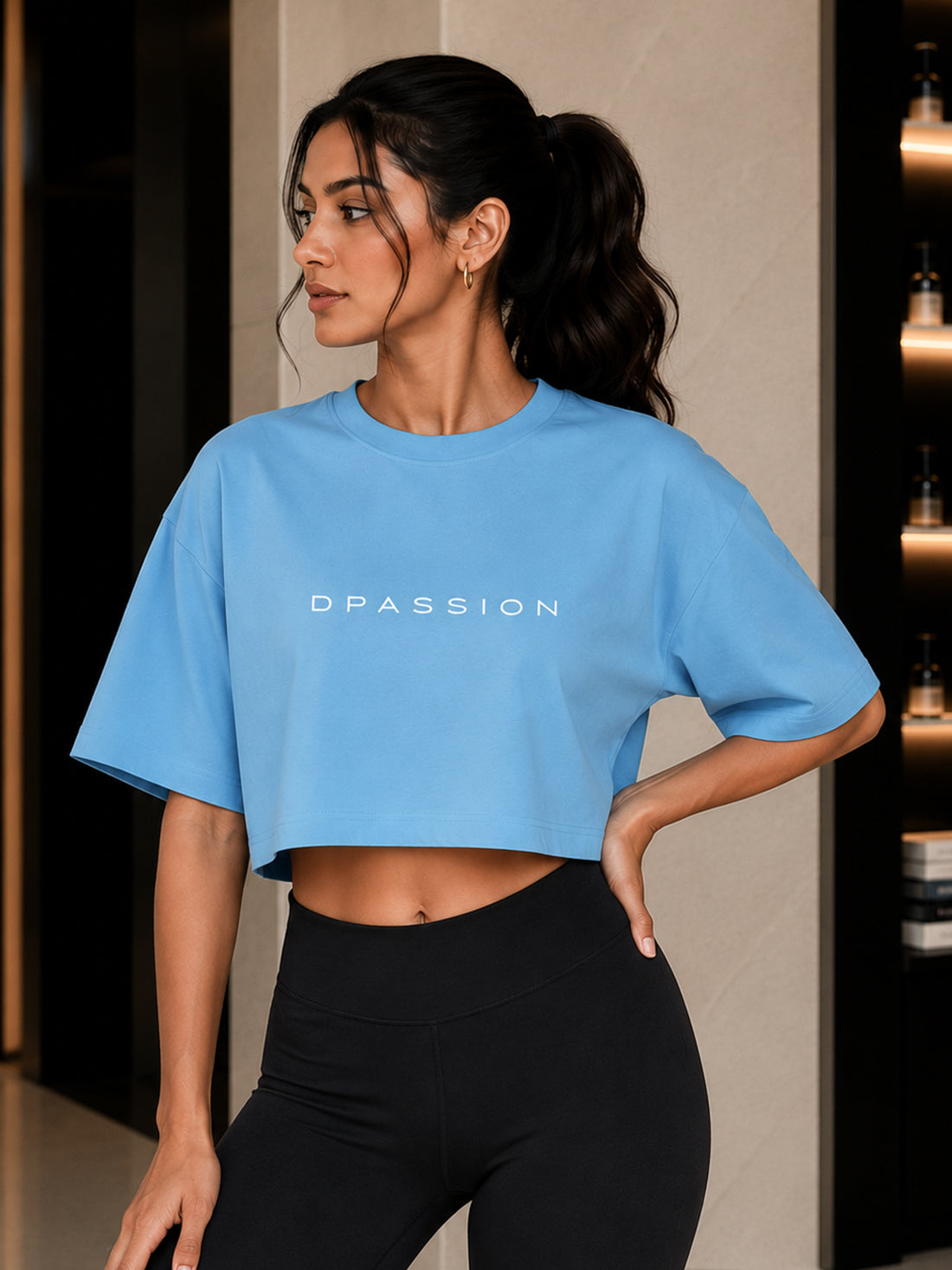 Women's Oversized Crop T-Shirt | Premium Cotton Manufacturer India