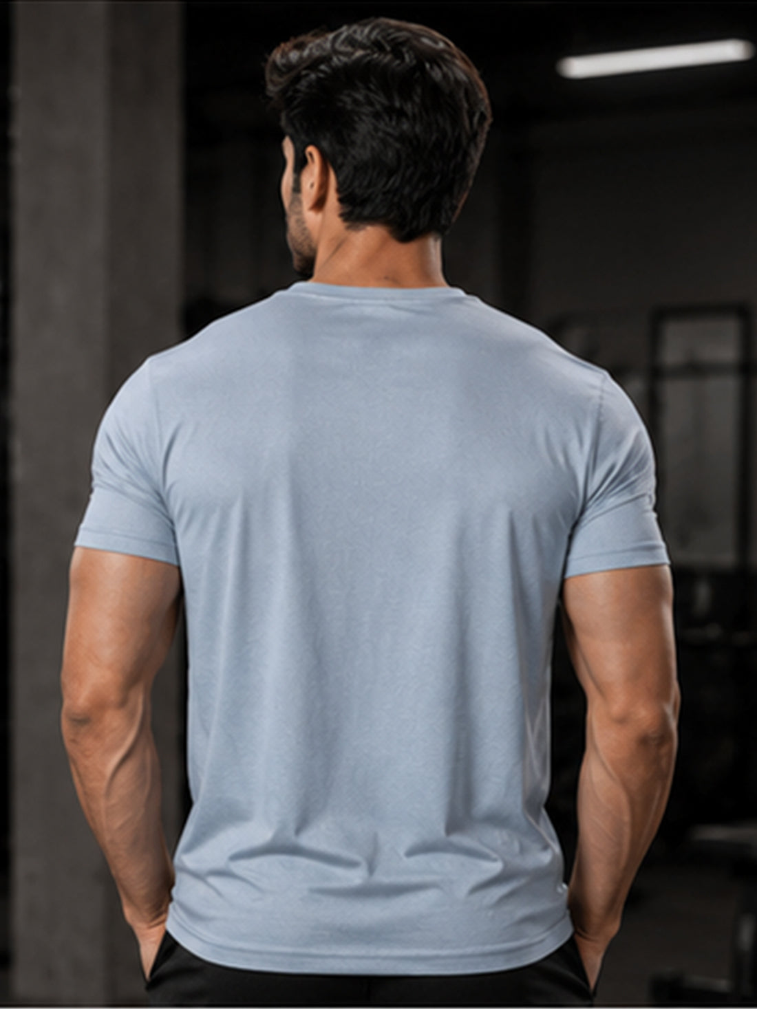 DPASSION Stay Strong Men's Black Graphic T-Shirt | Gym Wear | Regular Fit