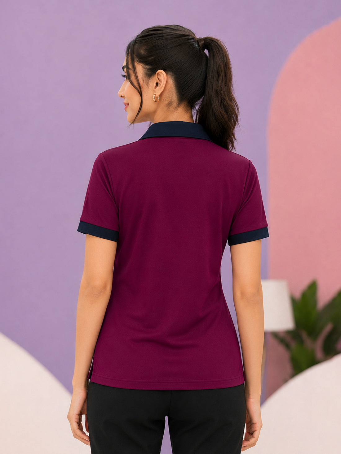 Women’s Premium Polo T-Shirt | Contrast Collar & Cuffs | Wholesale Manufacturer & Supplier