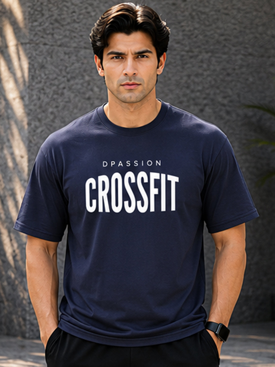 Men's Oversized Drop Shoulder T-Shirt | 100% Cotton Relaxed Fit Round Neck Streetwear Tee