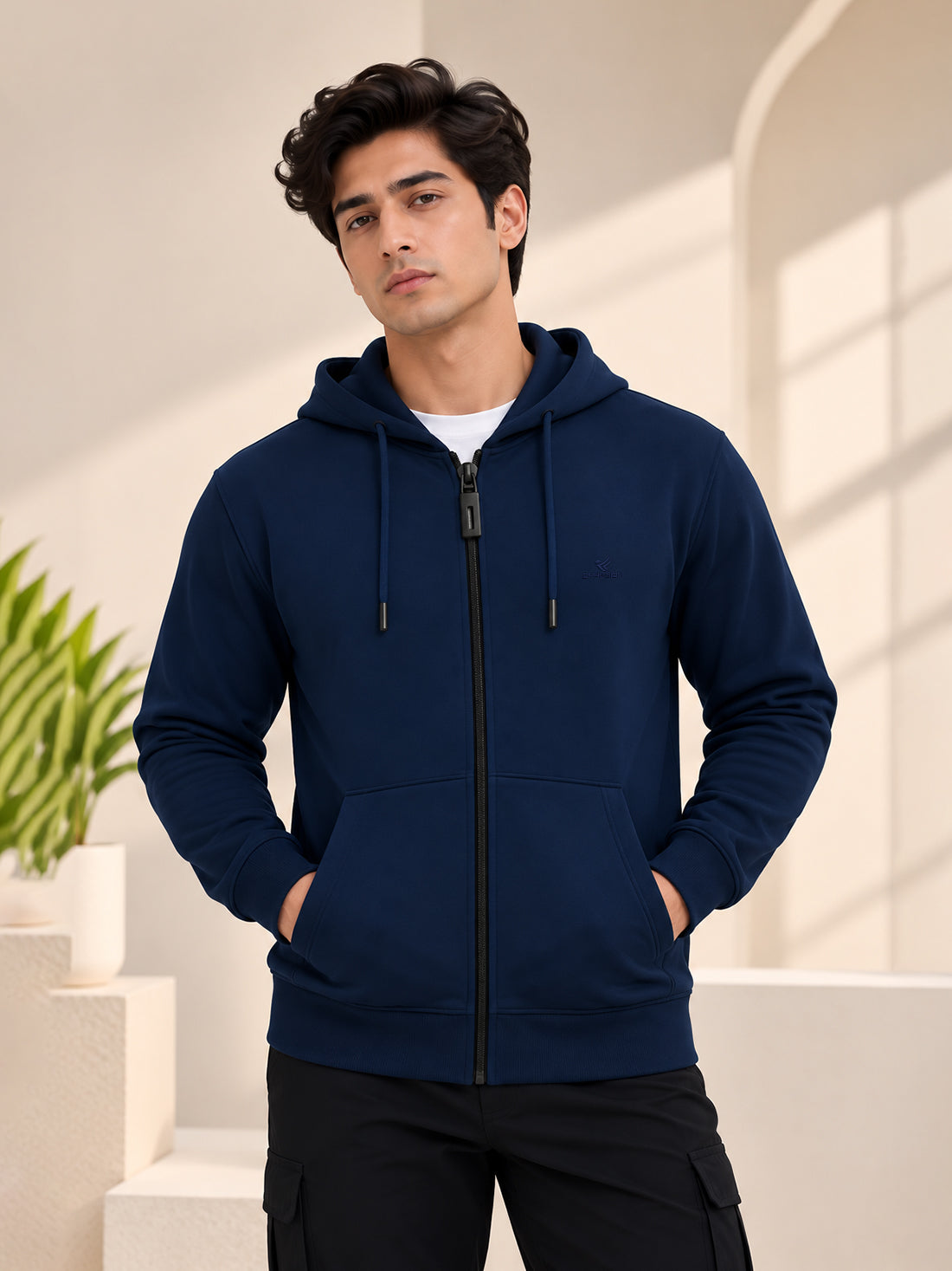 Dpassion Men’s Premium 340 GSM Hooded Sports Jacket – Wholesale Manufacturer & Exporter