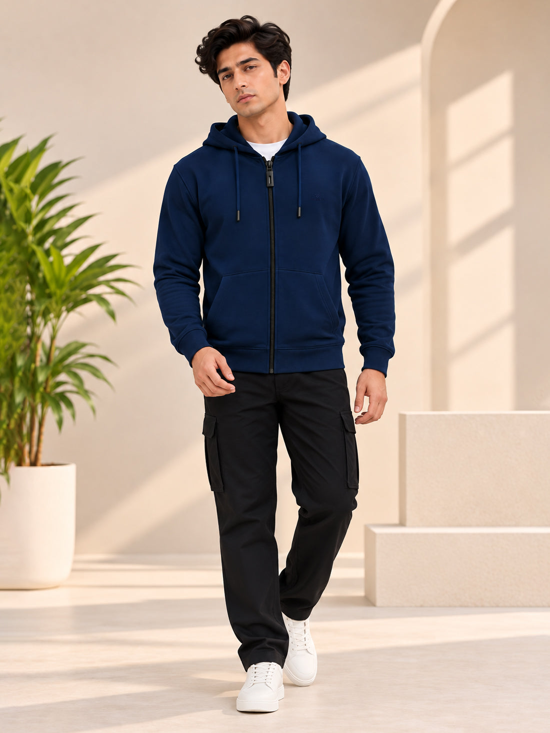 Dpassion Men’s Premium 340 GSM Hooded Sports Jacket – Wholesale Manufacturer & Exporter
