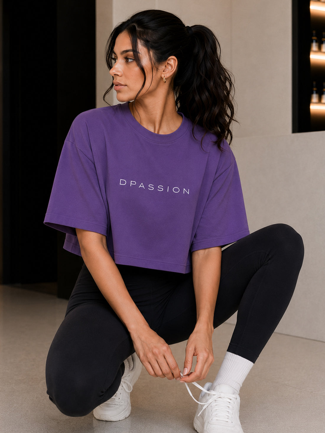 Women's Oversized Crop T-Shirt | Premium Cotton Manufacturer India