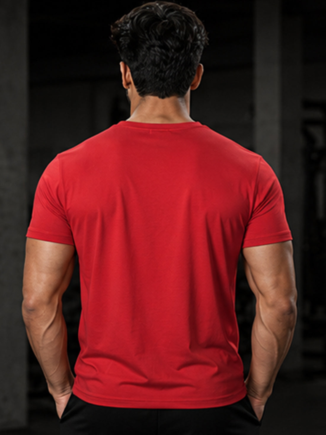 DPASSION Stay Strong Men's Black Graphic T-Shirt | Gym Wear | Regular Fit
