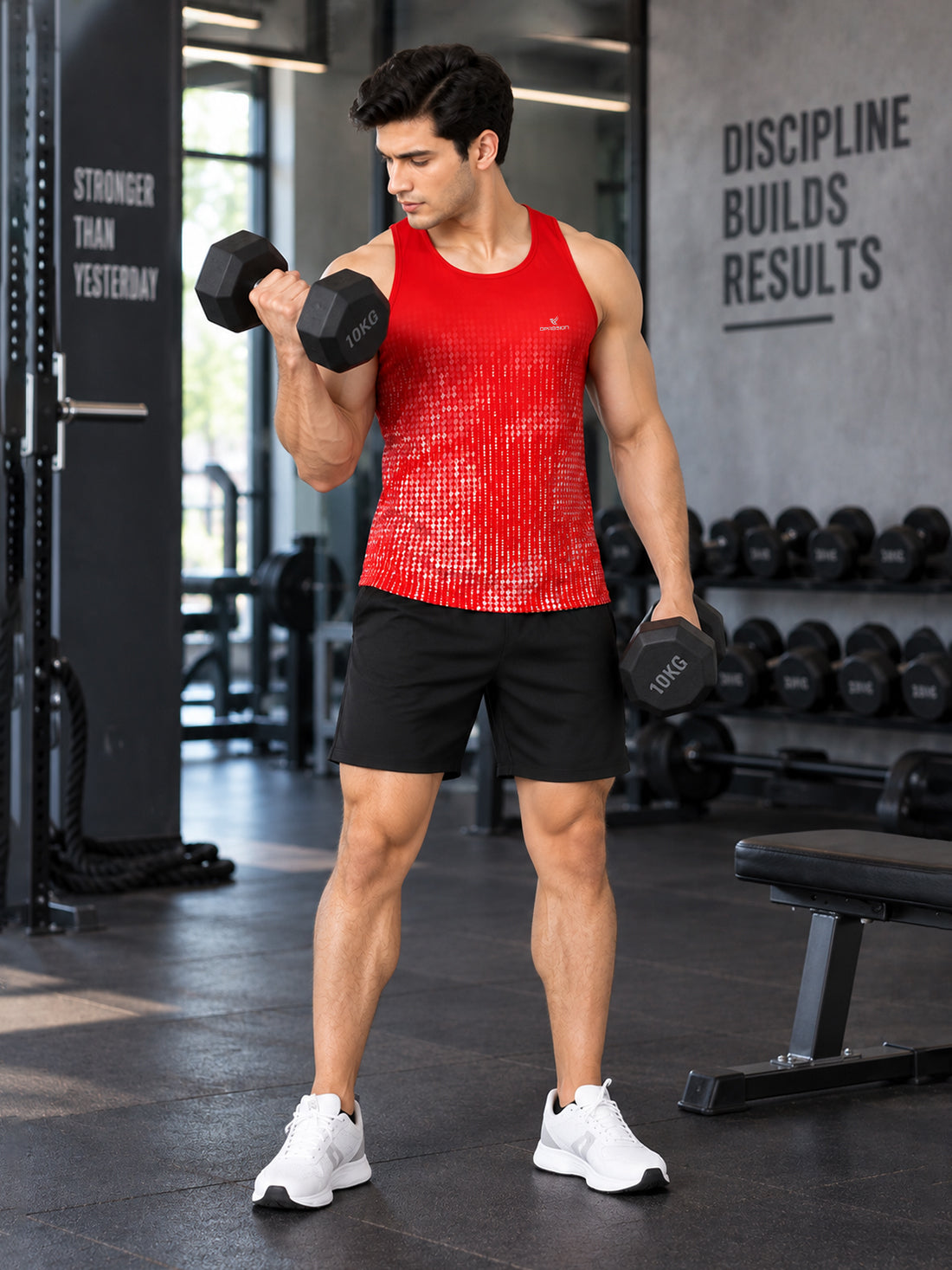 Men’s 4-Way Stretch Sports Singlet | Super Soft Gym & Training Wear Manufacturer & Wholesale Supplier