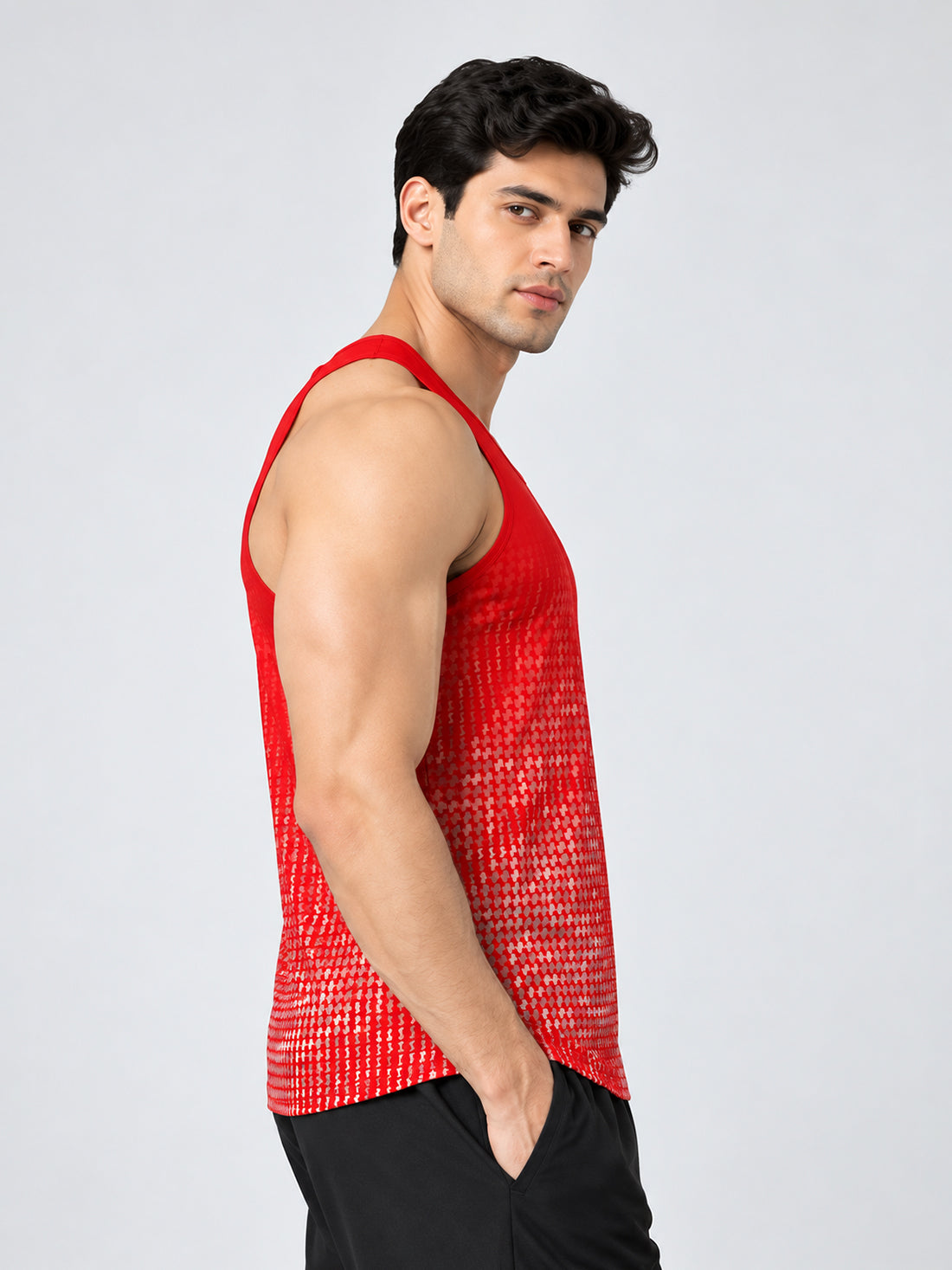 Men’s 4-Way Stretch Sports Singlet | Super Soft Gym & Training Wear Manufacturer & Wholesale Supplier