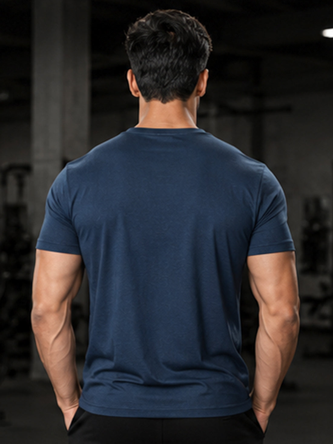 DPASSION Stay Strong Men's Black Graphic T-Shirt | Gym Wear | Regular Fit